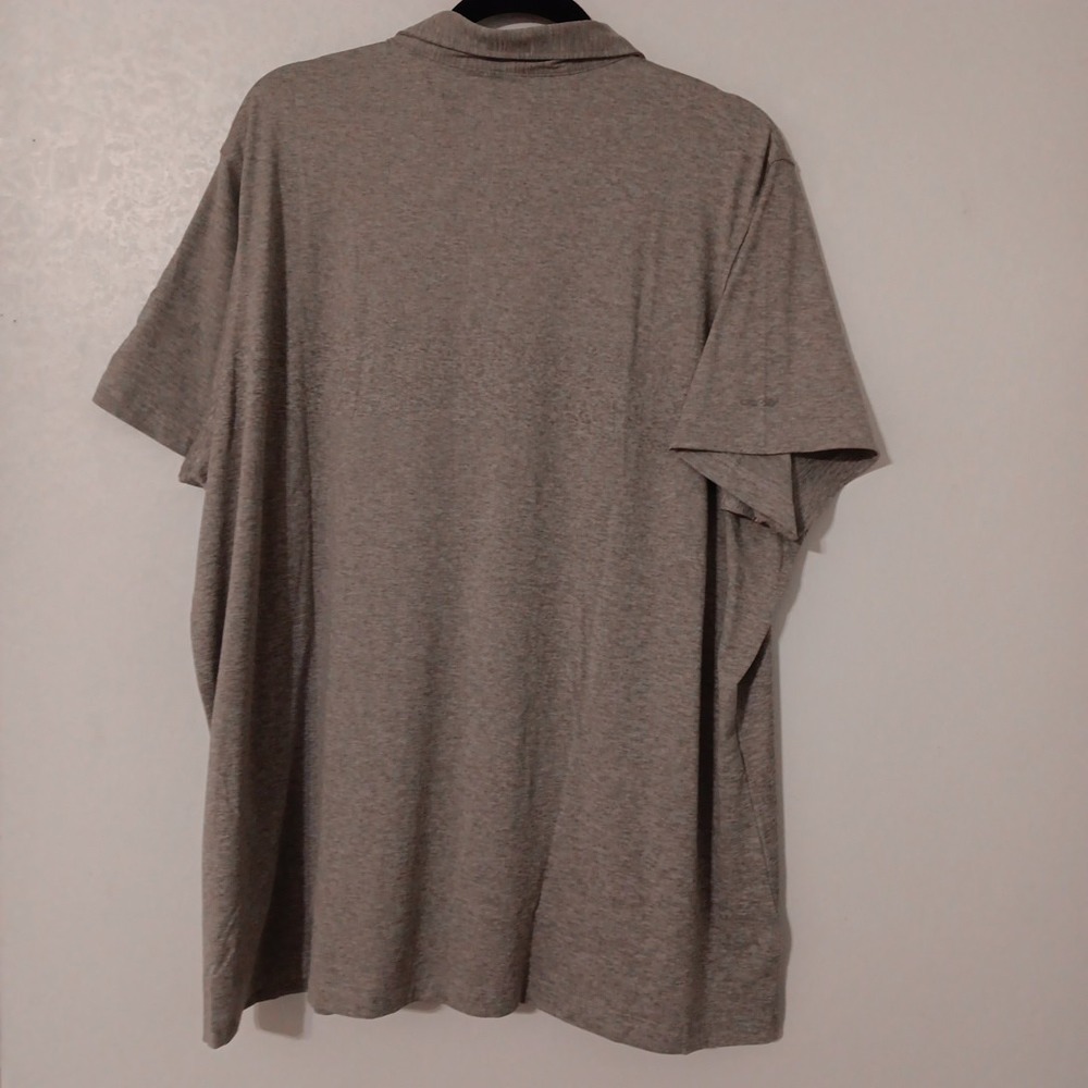 Oobé Men's Polo Shirt NWT Sz 3XL Gray Hydrovent Short Sleeve - Picture 2 of 13